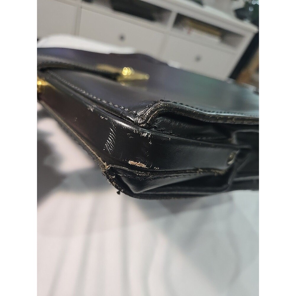 PEAL & CO / BROOKS BROTHERS / SWAINE ADENEY Vintage Leather Briefcase. England. - Picture 4 of 13